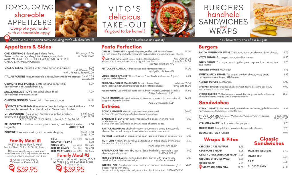 Vitos-Take-Out-Menu.Pdf - DocsLib