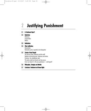 2 Justifying Punishment