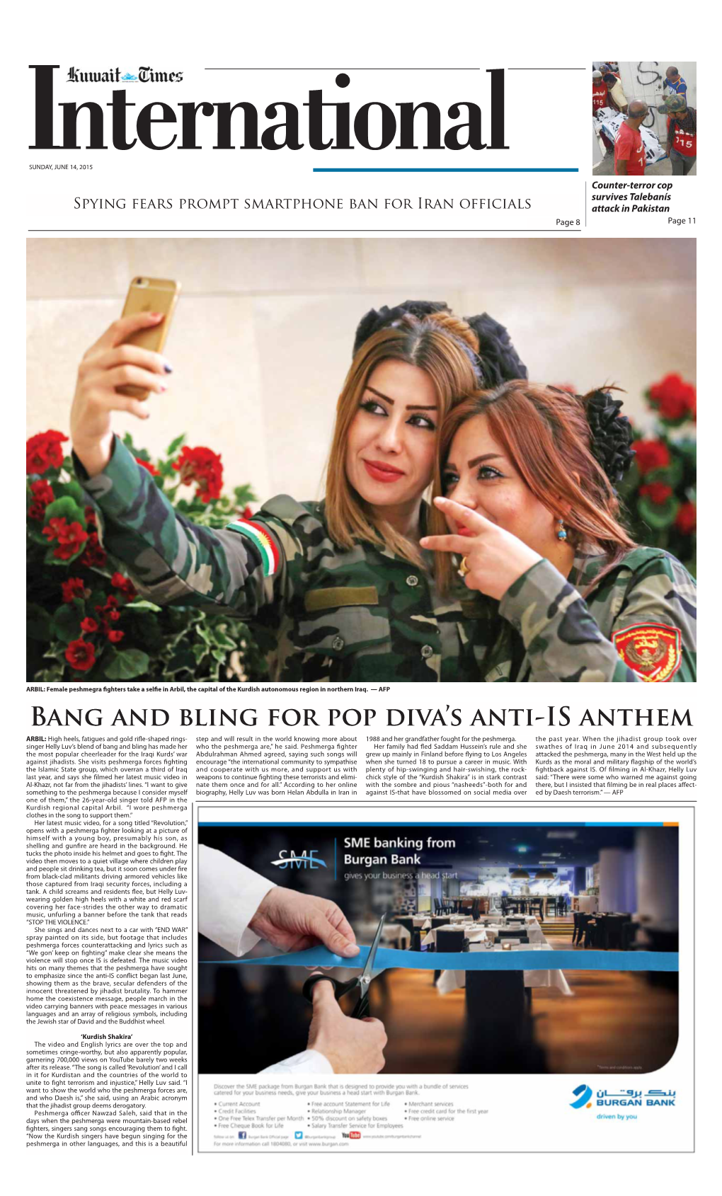 Bang and Bling for Pop Diva's Anti-IS Anthem