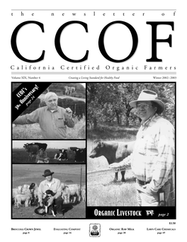 CCOF ~ 30Th Anniversary