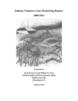 Indiana Volunteer Lake Monitoring Report: 2009-2011