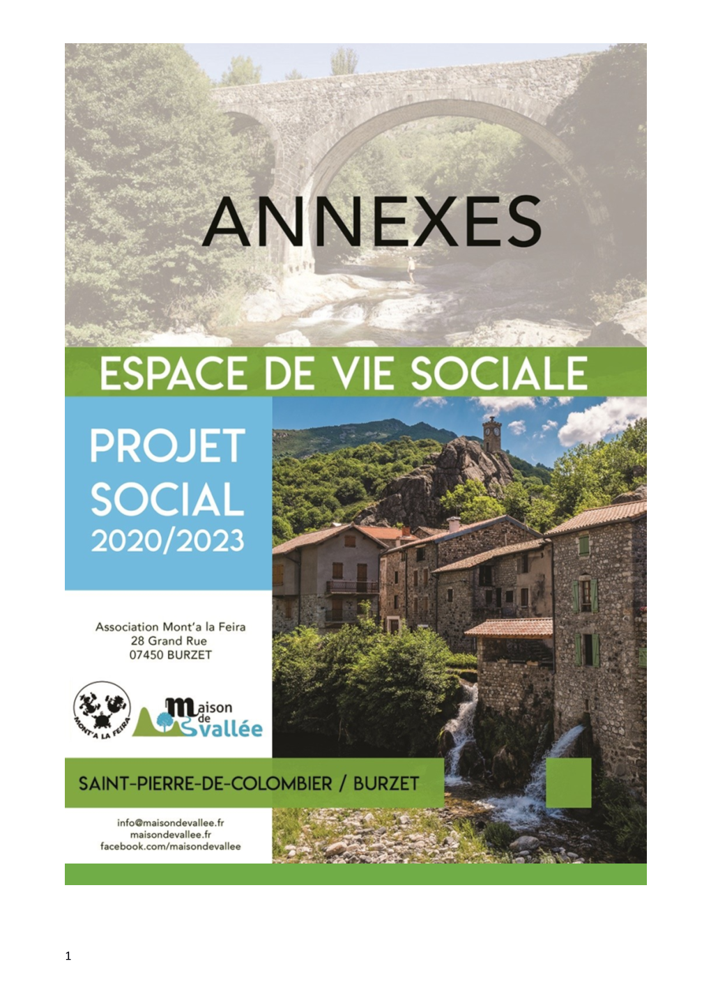 Consulter Les Annexe Du Projet Social 2020-2023