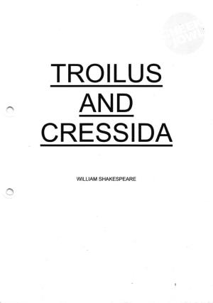 Prompt Script for Cheek by Jowl's 2008 Production of Troilus And
