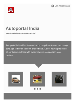 Autoportal India