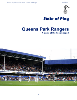 Queens Park Rangers April 2020