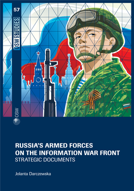 Russia's Armed Forces on the Information War Front