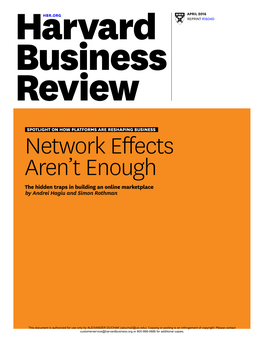 Network Effects Aren't Enough