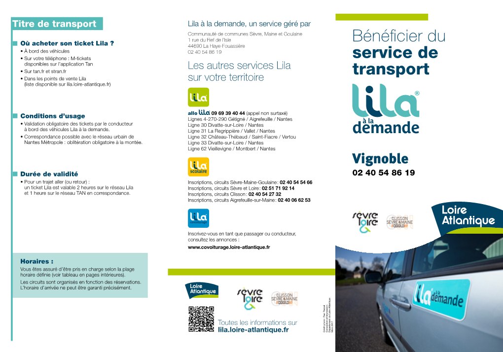 Bénéficier Du Service De Transport