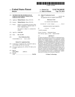 (12) United States Patent (10) Patent No.: US 8,710,268 B2 Bobylev (45) Date of Patent: *Apr