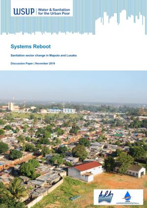 Systems Reboot: Sanitation Sector Change in Maputo and Lusaka