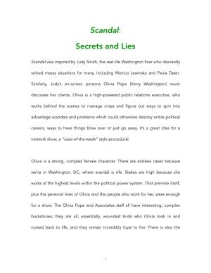 Scandal: Secrets and Lies