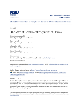 The State of Coral Reef Ecosystems of Florida