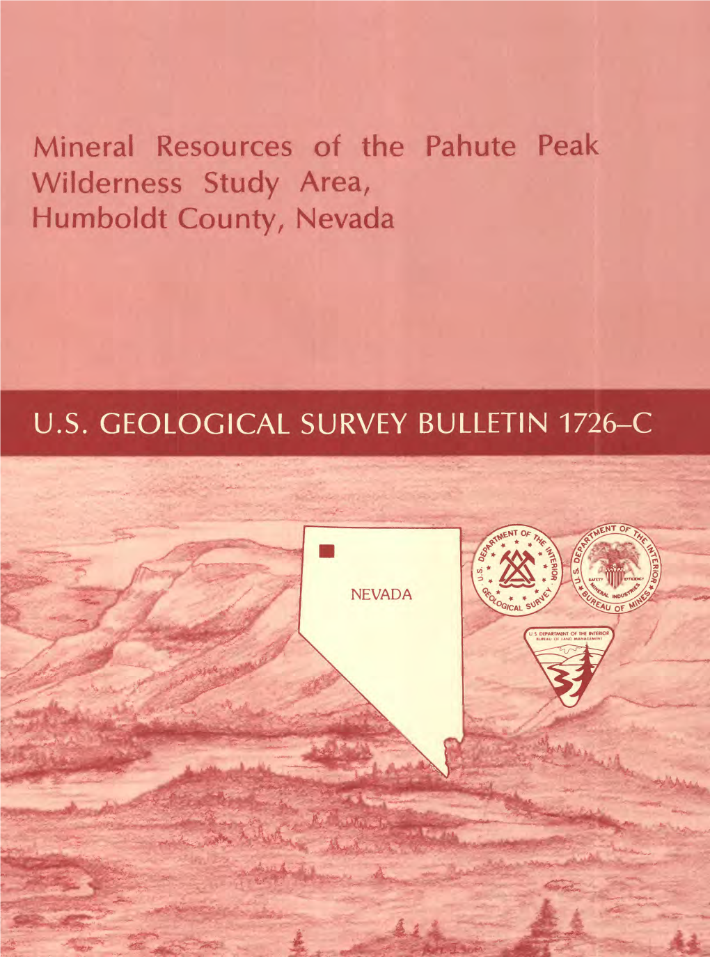 Mineral Resources of the Pahute Peak Wilderness Study Area, Humboldt County, Nevada