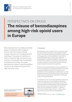 PDF (The Misuse of Benzodiazepines Among High-Risk Opioid Users In