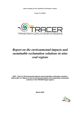 Report on the Environmental Impacts and Sustainable Reclamation Solutions in Nine Coal Regions