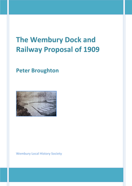 The Wembury Dock and Railway Proposal of 1909