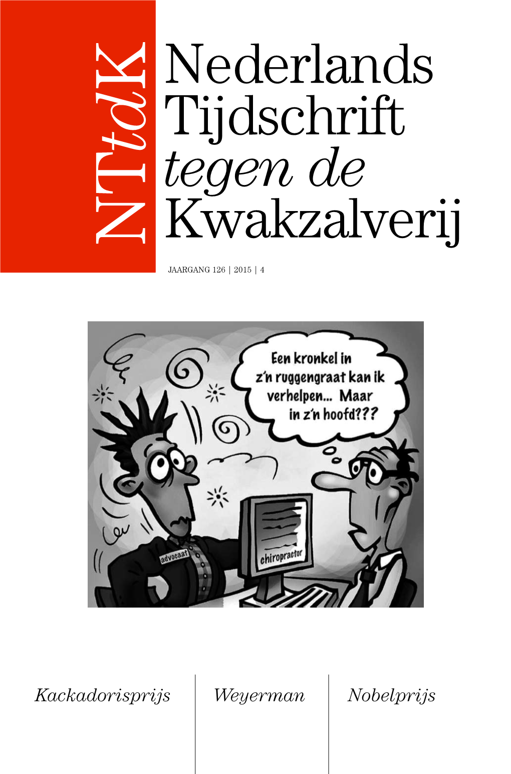 Nederlands Tijdschrift Tegen De Kwakzalverij