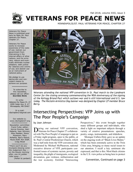 Veterans for Peace News Minneapolis/St
