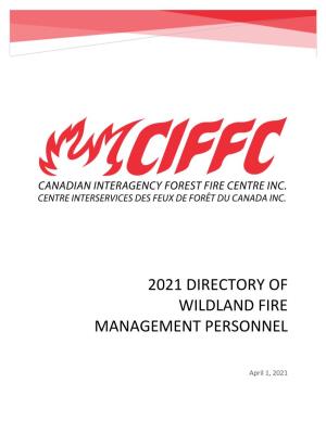 2021 Directory of Wildland Fire Management Personnel