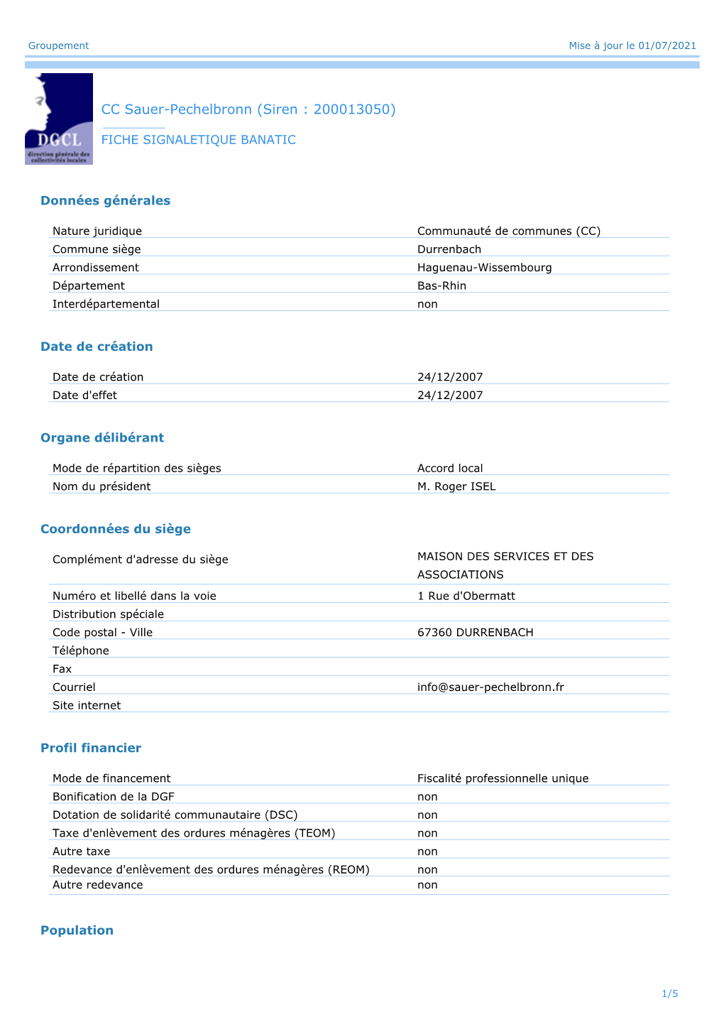 CC Sauer-Pechelbronn (Siren : 200013050)