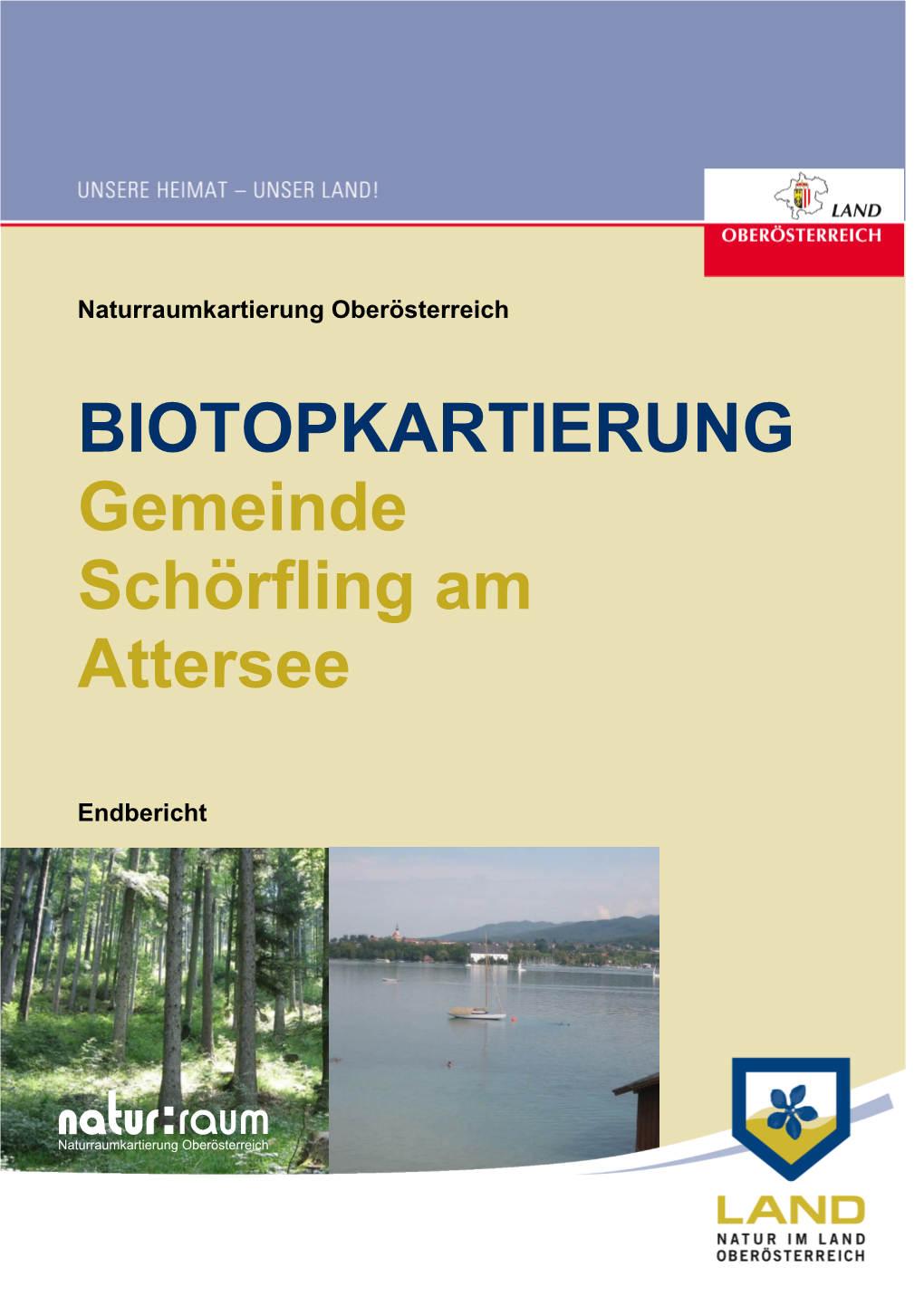 Raum Natur BIOTOPKARTIERUNG Gemeinde Schörfling Am Attersee