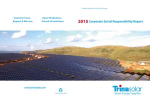 2015Corporate Social Responsibility Report