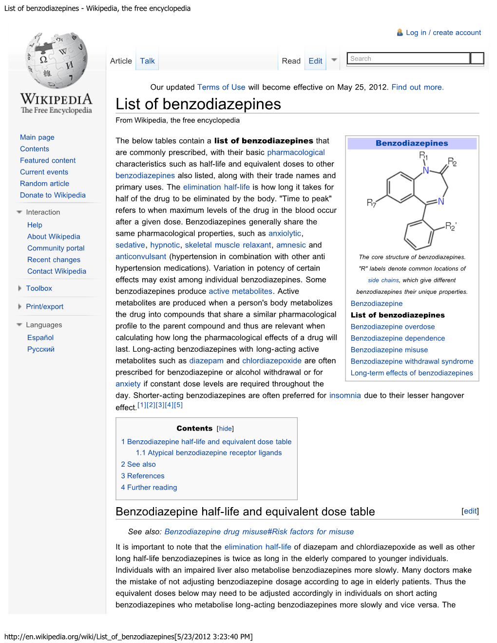 List of Benzodiazepines - Wikipedia, the Free Encyclopedia