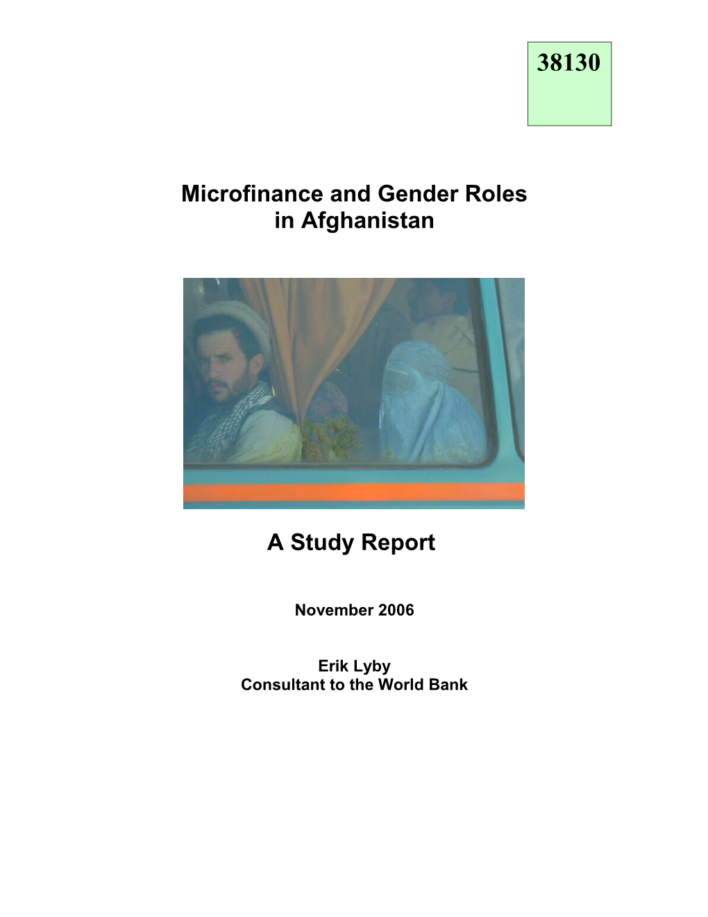 A Study on Micro-Finance and Gender Roles