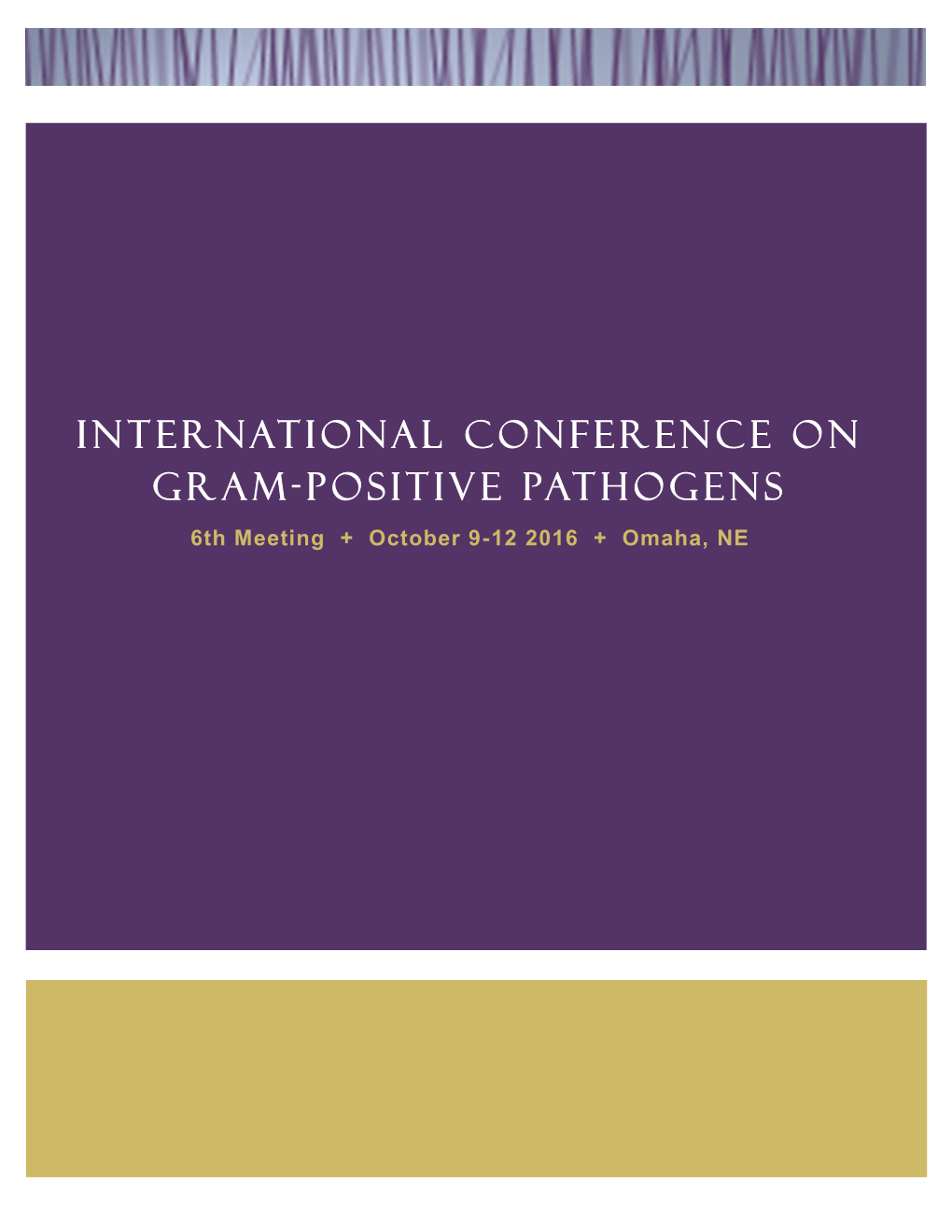 International Conference on Gram-Positive Pathogens