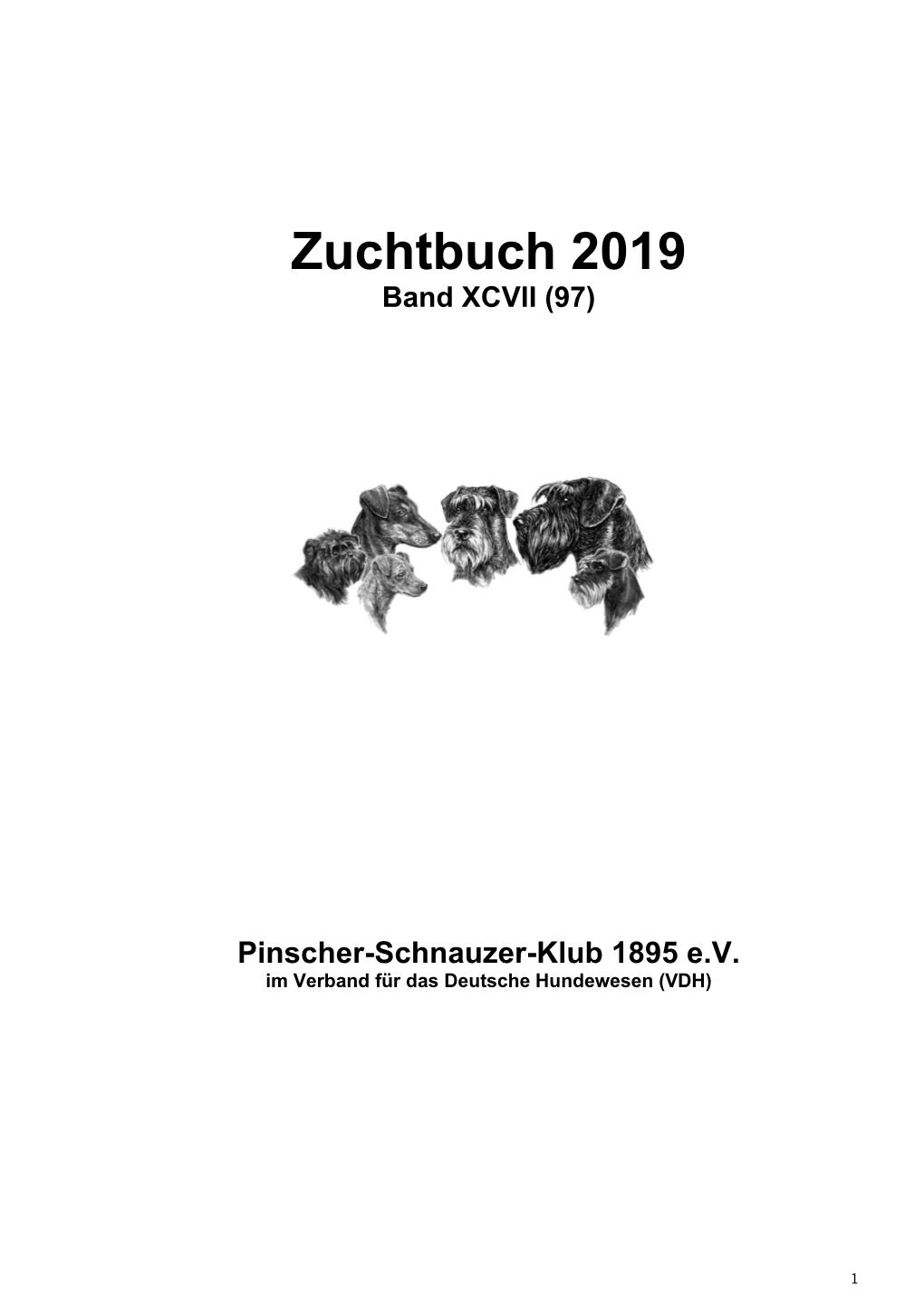 Zuchtbuch 2019 Band XCVII (97)