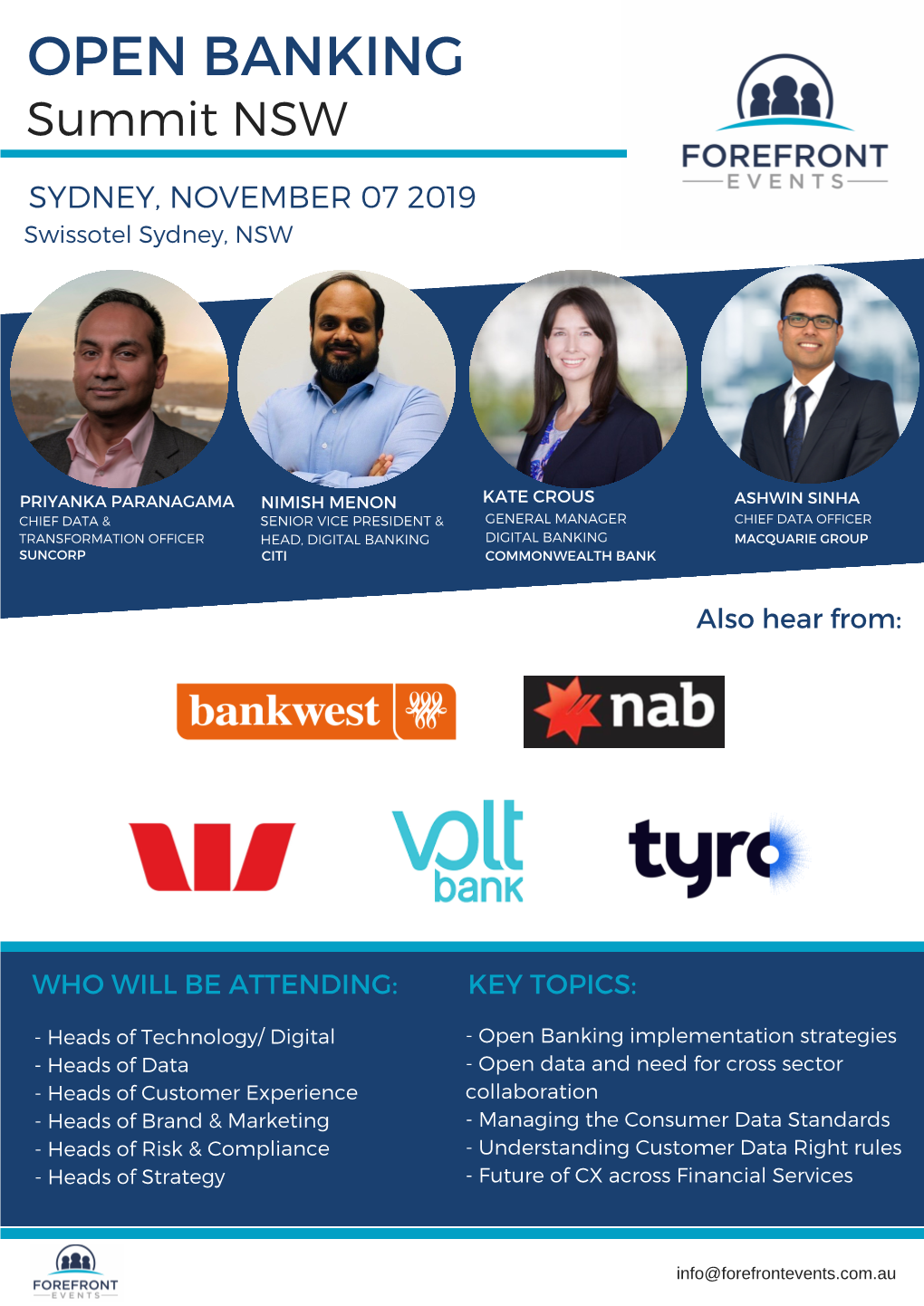 OPEN BANKING Summit NSW