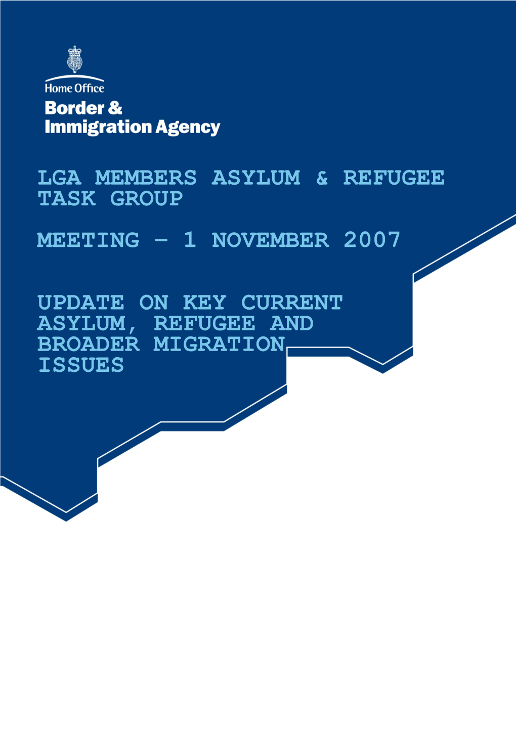 Lga Members Asylum & Refugee Task Group