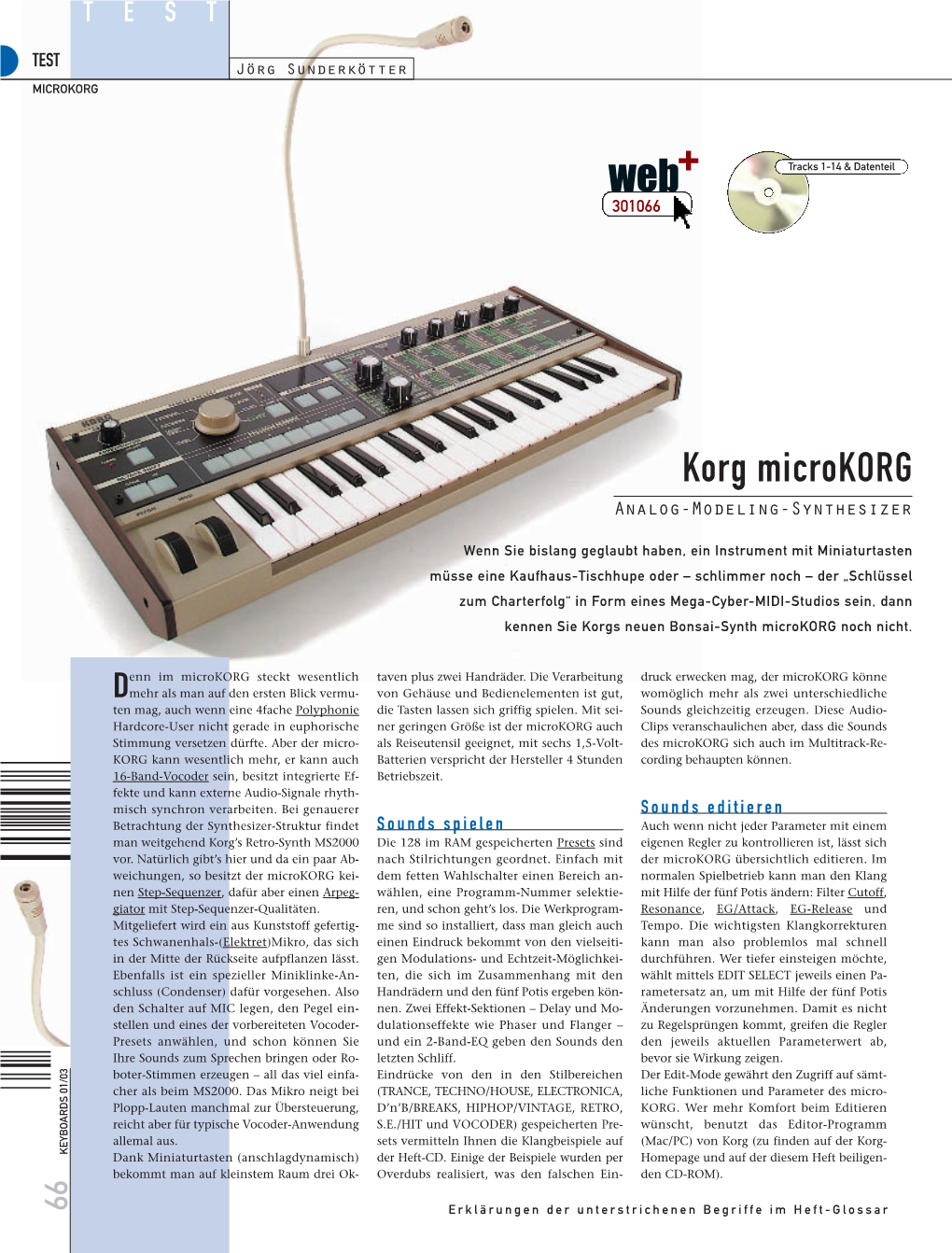 Korg Microkorg Web +