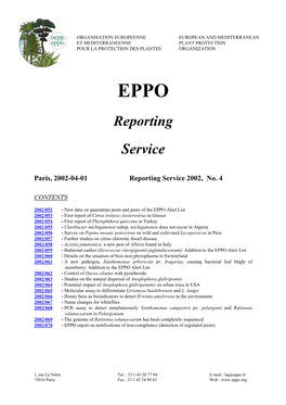 Reporting Service 2002, No