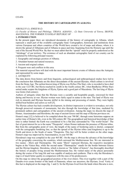 IDRIZI B.(2) (1) Faculty of History and Philology, TIRANA, ALBANIA ; (2) State University of Tetova, SKOPJE, MACEDONIA, the FORMER YUGOSLAV REPUBLIC of 1