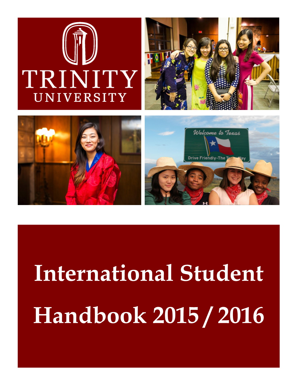 International Student Handbook 2015 / 2016