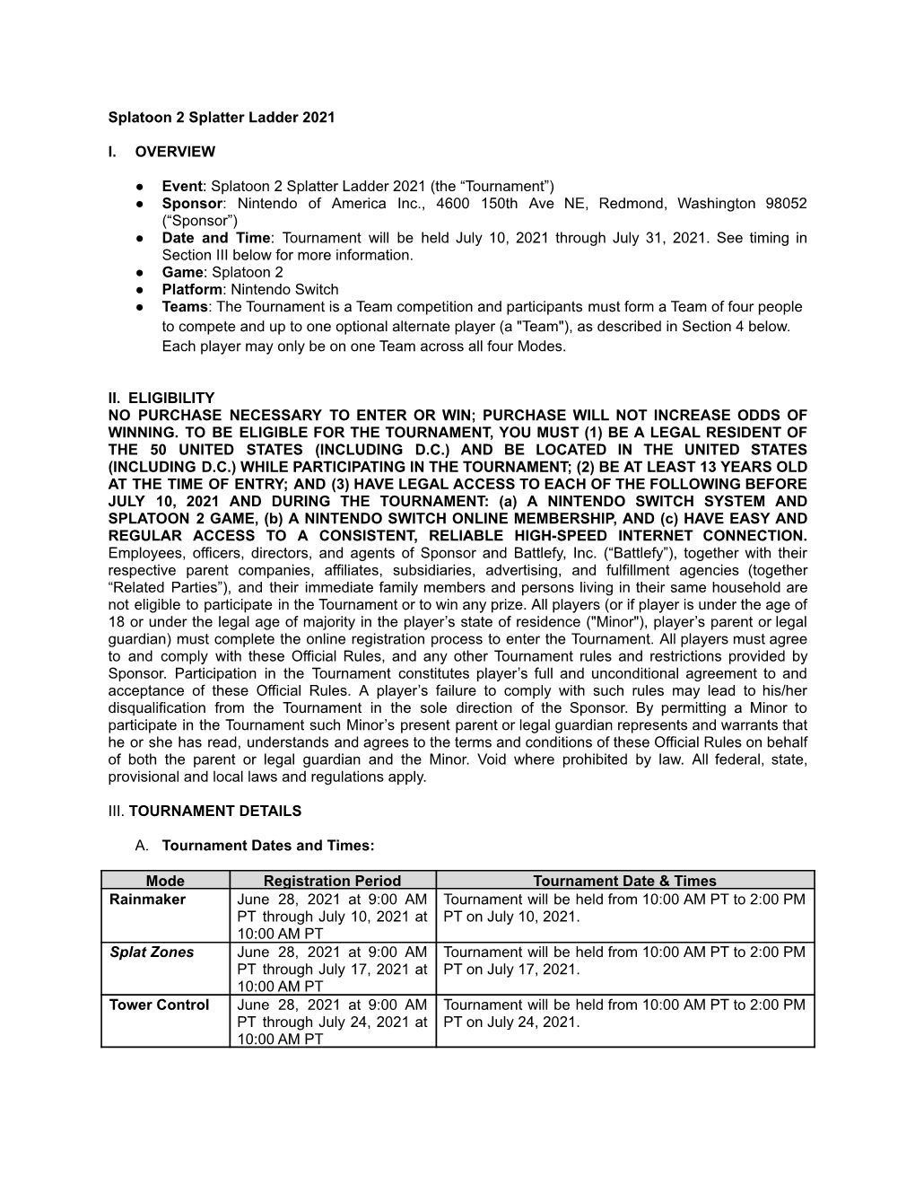 Splatoon 2 Splatter Ladder 2021 Official Rules FINAL 051321.Docx