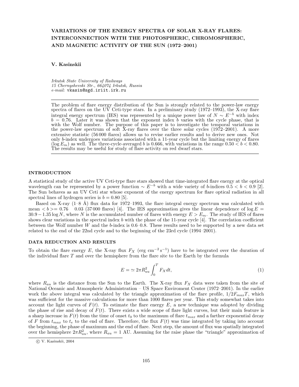 Variations of the Energy Spectra of Solar X-Ray Flares: Interconnection with the Photospheric, Chromospheric, and Magnetic Activity of the Sun (1972–2001)