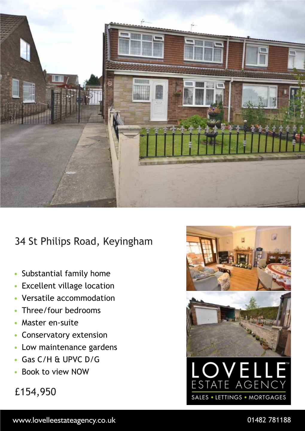 34 St Philips Road, Keyingham £154,950