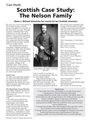 Scottish Case Study: the Nelson Family Diane L
