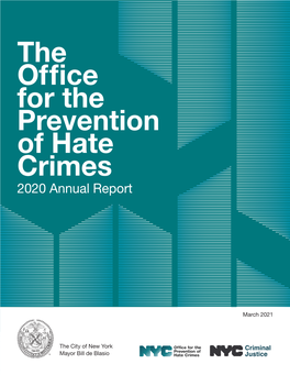 The Office for the Prevention of Hate Crimes 2020 Annual Report