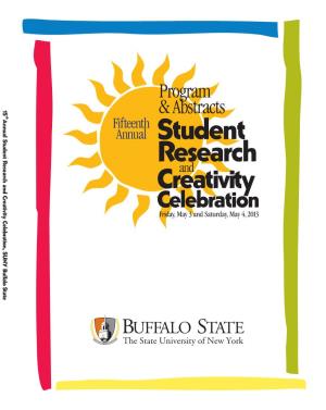 15Th Annual Student Research and Creativity Celebration, SUNY Buffalo State