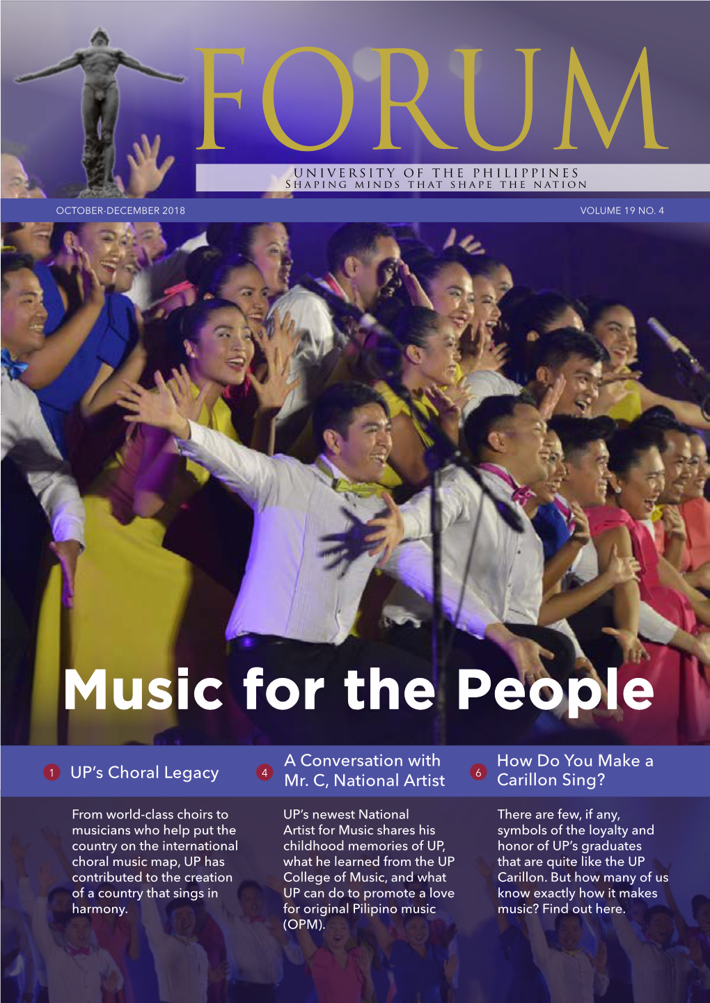 Music for the People UP’S Choral Legacy Harmony