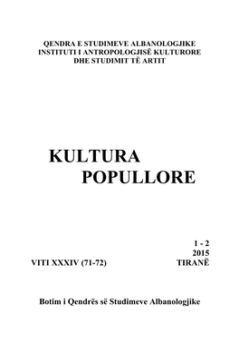 Kultura Popullore