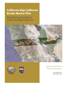 California-Baja California Border Master Plan