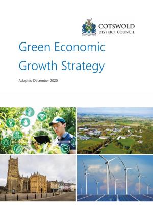 Green Economic Growth Strategy