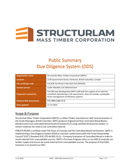 SMTC DDS Public Summary Nov 22 2020.Pdf