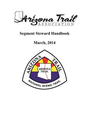 Arizona Trail Association (ATA) Handbook and Guide for Segment