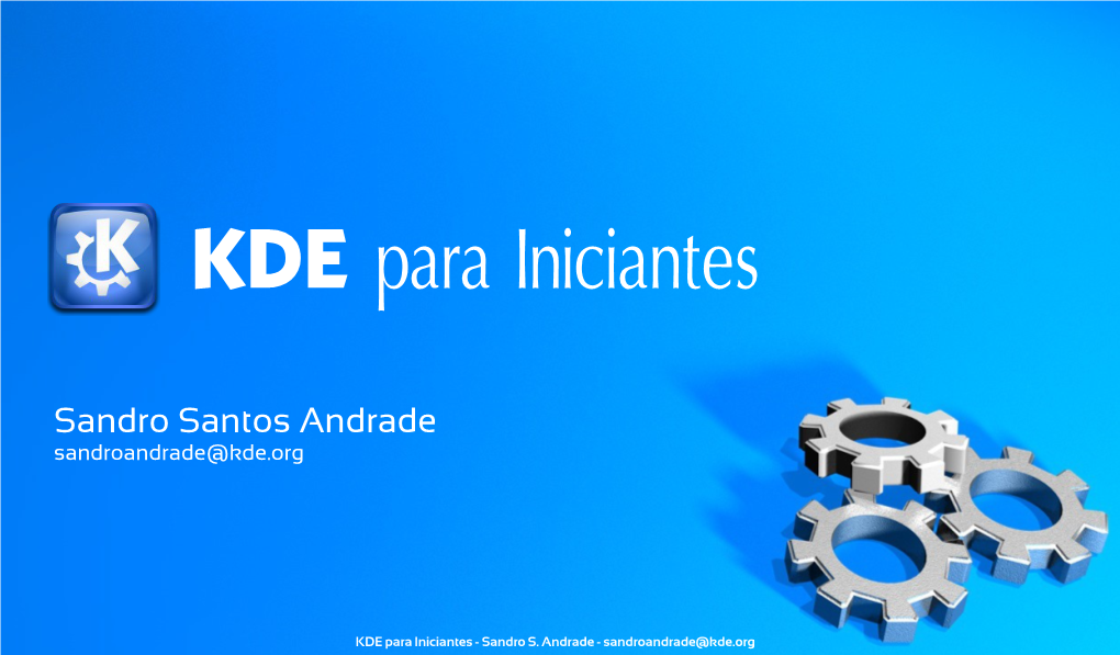 KDE Para Iniciantes