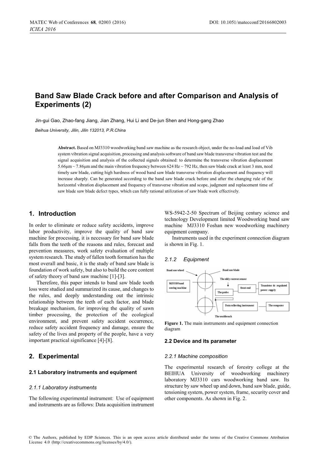 Band Saw Blade Crack Before and After Comparison and Analysis of Experiments (2)